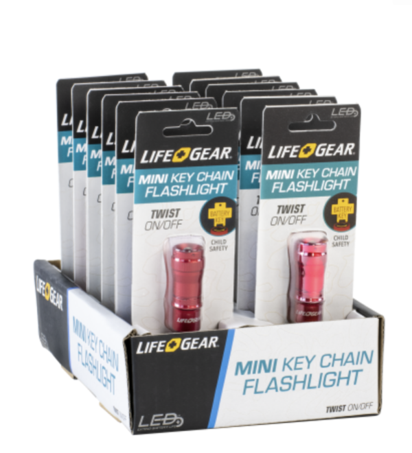 LifeGear Mini LED Keychain Flashlight